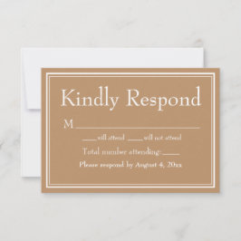 ミニマモダンリストのタン・ボホ・ブラウン サンキューカード