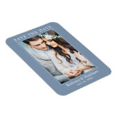 ミニマモダンリストのダスティブルー日付を保存 マグネット (右側)