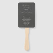 ミニマモダンリストのダスティ・グレー式プログラム ハンドファン (正面)