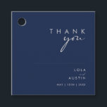 ミニマモダンリストのネイビーブルー |シルバーサンキュー フェイバータグ<br><div class="desc">ミニマモダンリストのネイビーブルー |シルバ感謝していーお客様のメッセージカードは、あなたの上品なbohoのニーズに最適結婚である。そのシンプル抽象デザインはスクリプユニークトと暗い色のパレッミニマルトを伴って、この製品は単にシックなボヘミズムを維持しながら与え、贅沢なブルーカラーを贅沢です。今ま保でも、好きなアートワークやグラフィックでパーソナライズすることもできます。</div>