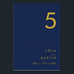 ミニマモダンリストのネイビーブルー |金ゴールドテーブル番号 テーブルナンバー<br><div class="desc">このミニマモダンリストのネイビーブルー |金ゴールドのテーブル番号は、あなたの古典的なbohoの結婚ために最適。そのシンプル抽象デザインはスクリプユニークトと暗い色のパレッミニマルトを伴って、この製品は単にシックなボヘミズムを維持しながら与え、贅沢なブルーカラーを贅沢です。今ま保でも、好きなアートワークやグラフィックでパーソナライズすることもできます。</div>