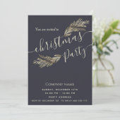 ミニマモダンリストのパイン企業のス枝 招待状 (スタンド正面)