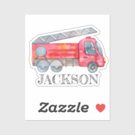 ミニマモダンリストのファイアマン誕生日パーティー シール