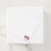 ミニマモダンリストのファイアマン誕生日パーティー フェイバータグ (インサイチュ)