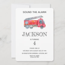 ミニマモダンリストのファイアマン誕生日パーティー