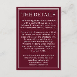 ミニマモダンリストのブルゴーニュ詳細 エンクロージャーカード