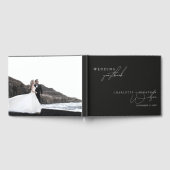 ミニマモダンリストのブ結婚ラックの写真ブース ゲストブック (全面)