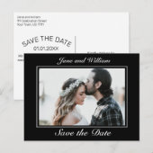 ミニマモダンリストのブ結婚ラックの写真 案内ポストカード (正面/裏面)