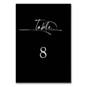 ミニマモダンリストのブ結婚ラック テーブルナンバー (裏面)