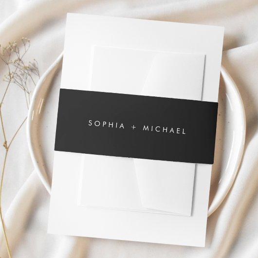 ミニマモダンリストのブ結婚ラック 招待状ベリーバンド