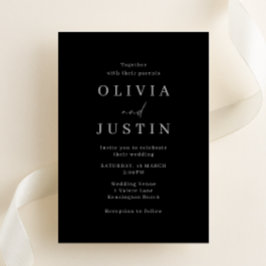 ミニマモダンリストのブ結婚ラック 招待状