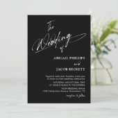 ミニマモダンリストのブ結婚ラック 招待状 (スタンド正面)