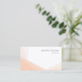ミニマモダンリストのプロフェッショナルエレガントテンプレート 名刺 (スタンド正面)