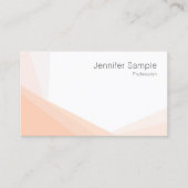 ミニマモダンリストのプロフェッショナルエレガントテンプレート 名刺 (正面)
