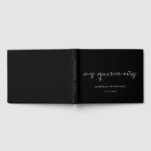 ミニマモダンリストのミス・クリンス・アニョス15歳の誕生日 ゲストブック (全面)