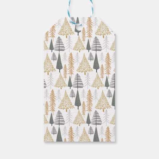 ミニマモダンリストのメリークリスマスラベルテンプレート ギフトタグ (裏面)