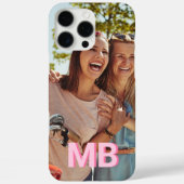 ミニマモダンリストのモノグラム写真 Case-Mate iPhoneケース (裏面)