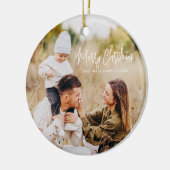 ミニマモダンリストの両面写真 セラミックオーナメント (左)