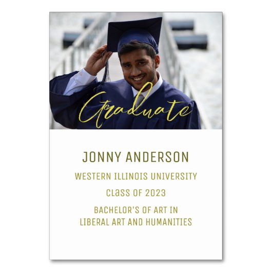 ミニマモダンリストの写真とスクリプト テーブルナンバー (正面)