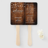 ミニマモダンリストの写真の手結婚のファンプログラム ハンドファン (正面&裏面)