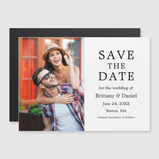 ミニマモダンリストの写真の磁気日付を保存 (正面/裏面)