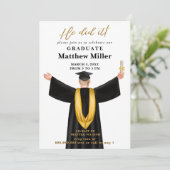 ミニマモダンリストの写真彼はそれを卒業した 招待状 (スタンド正面)