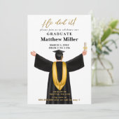 ミニマモダンリストの写真彼はそれを卒業した 招待状 (スタンド正面)