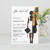 ミニマモダンリストの写真彼女はそれを卒業した 招待状 (スタンド正面)