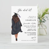 ミニマモダンリストの写真彼女はそれを卒業した 招待状 (スタンド正面)