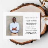 ミニマモダンリストの卒業パーティーの写真 招待状