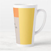 ミニマモダンリストの名前 カフェラテマグ (右)