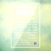 ミニマモダンリストの営業時間。会社のロゴ ウィンドウサイン (シート3)