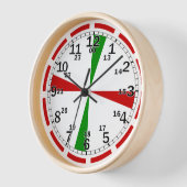 ミニマモダンリストの壁時計スタイリッシュと機能 壁時計 (傾斜)