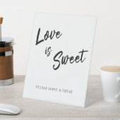 ミニマモダンリストの恋はスウィート結婚のペデスタルS 台座サイン (インサイチュ)