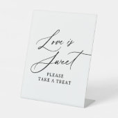 ミニマモダンリストの愛は甘結婚い 台座サイン (正面)