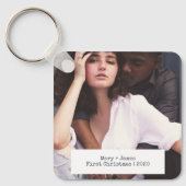 ミニマモダンリストの愛婚約したの写真 キーホルダー (正面)