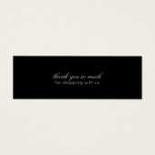 ミニマモダンリストの感謝してい顧客割引の挿入 (正面)