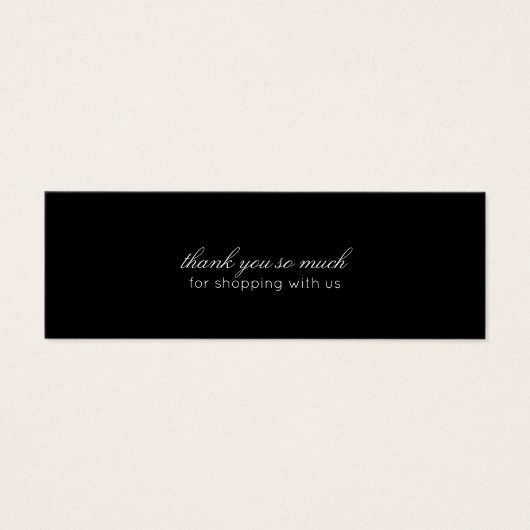 ミニマモダンリストの感謝してい顧客割引の挿入 (正面)