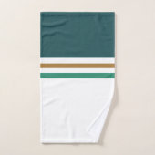 ミニマモダンリストの新シーズンストライプ バスタオルセット (ハンドタオル)