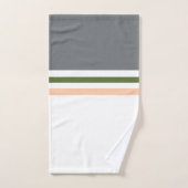ミニマモダンリストの新シーズンストライプ バスタオルセット (ハンドタオル)