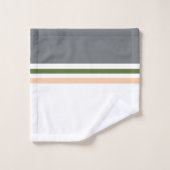 ミニマモダンリストの新シーズンストライプ バスタオルセット (ウォッシュタオル)