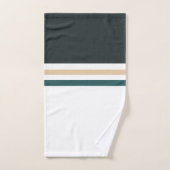 ミニマモダンリストの新シーズンストライプ バスタオルセット (ハンドタオル)