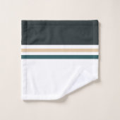 ミニマモダンリストの新シーズンストライプ バスタオルセット (ウォッシュタオル)