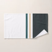 ミニマモダンリストの新シーズンストライプ バスタオルセット (ハンドタオル)