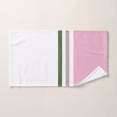 ミニマモダンリストの新シーズンストライプ バスタオルセット (ハンドタオル)