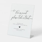 ミニマモダンリストの書結婚道が最も美しい 台座サイン (正面)