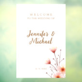 ミニマモダンリストの書結婚道の歓迎 ウィンドウサイン (シート3)