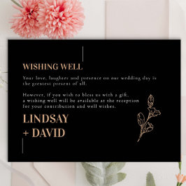 ミニマモダンリストの木炭が良く願う エンクロージャーカード