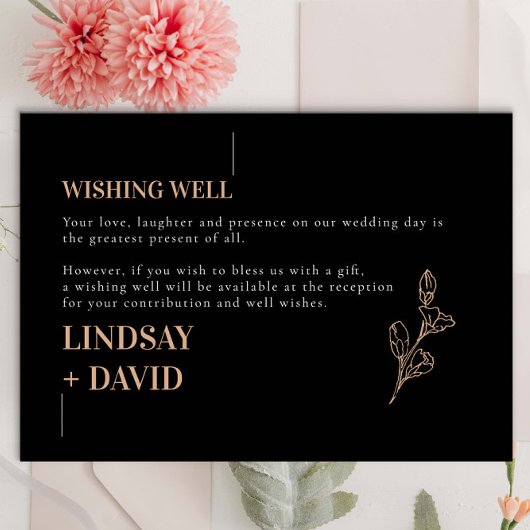 ミニマモダンリストの木炭が良く願う エンクロージャーカード