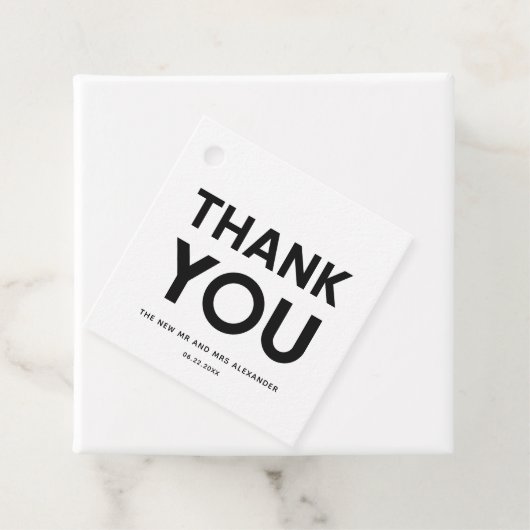 ミニマモダンリストの白黒結婚の フェイバータグ (インサイチュ)